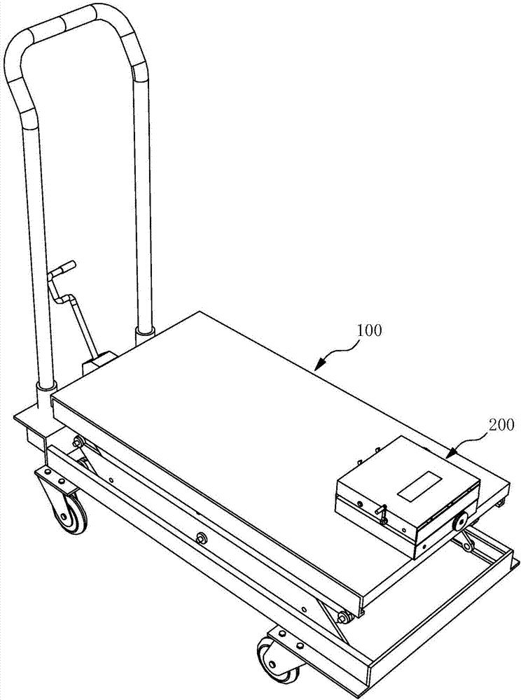 Mutual inductor replacement, loading and transporting auxiliary device