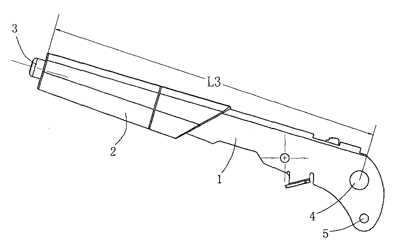 Sedan car brake rod