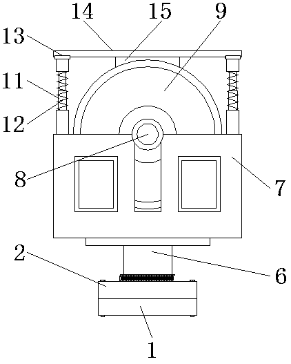 High-speed wire rod guide wheel easy to adjust