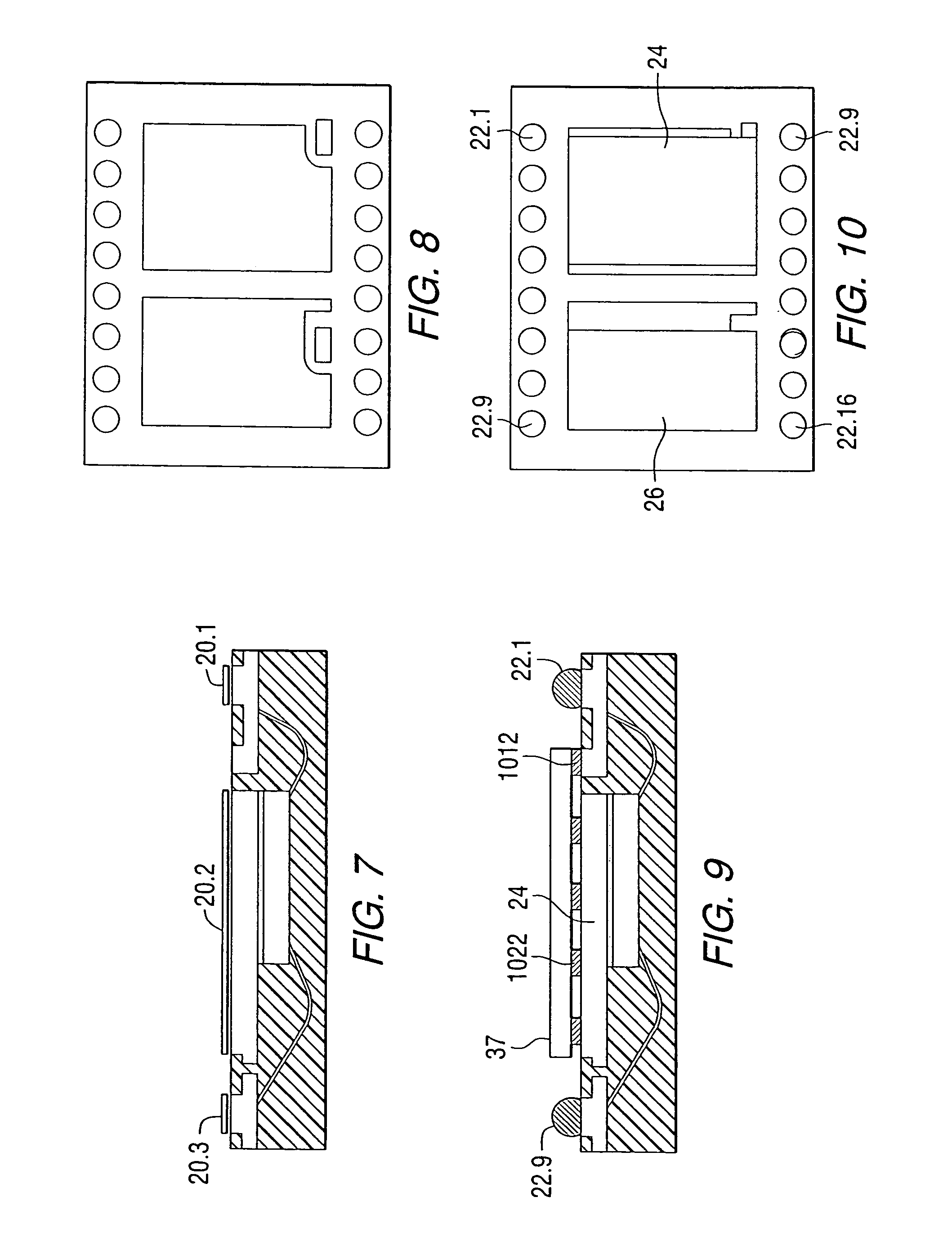 Multi-flip chip on lead frame on over molded IC package and method of assembly