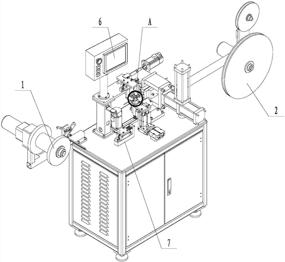 Winding device and winding method for bee pollen trap