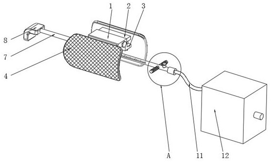 Gynecological automatic flushing type uterine curettage device