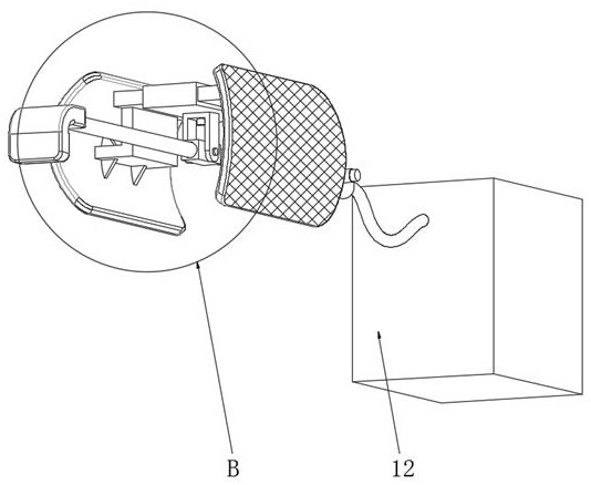 Gynecological automatic flushing type uterine curettage device