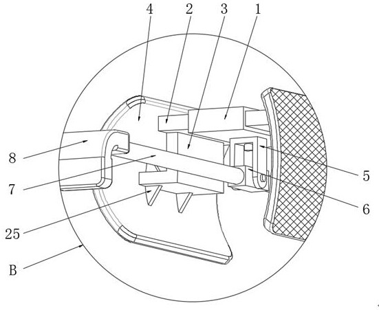 Gynecological automatic flushing type uterine curettage device