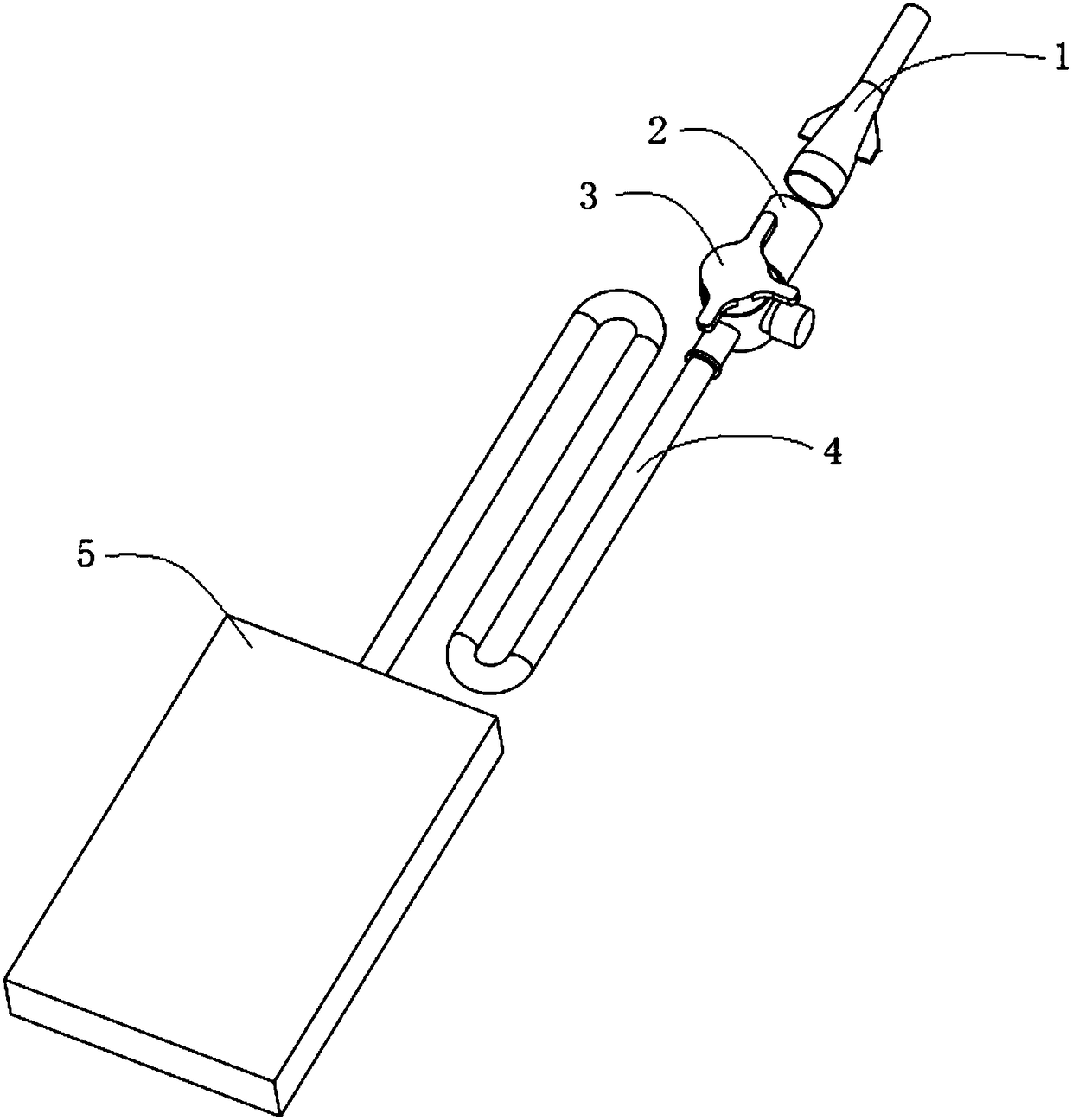 Disposable three-way drainage bag