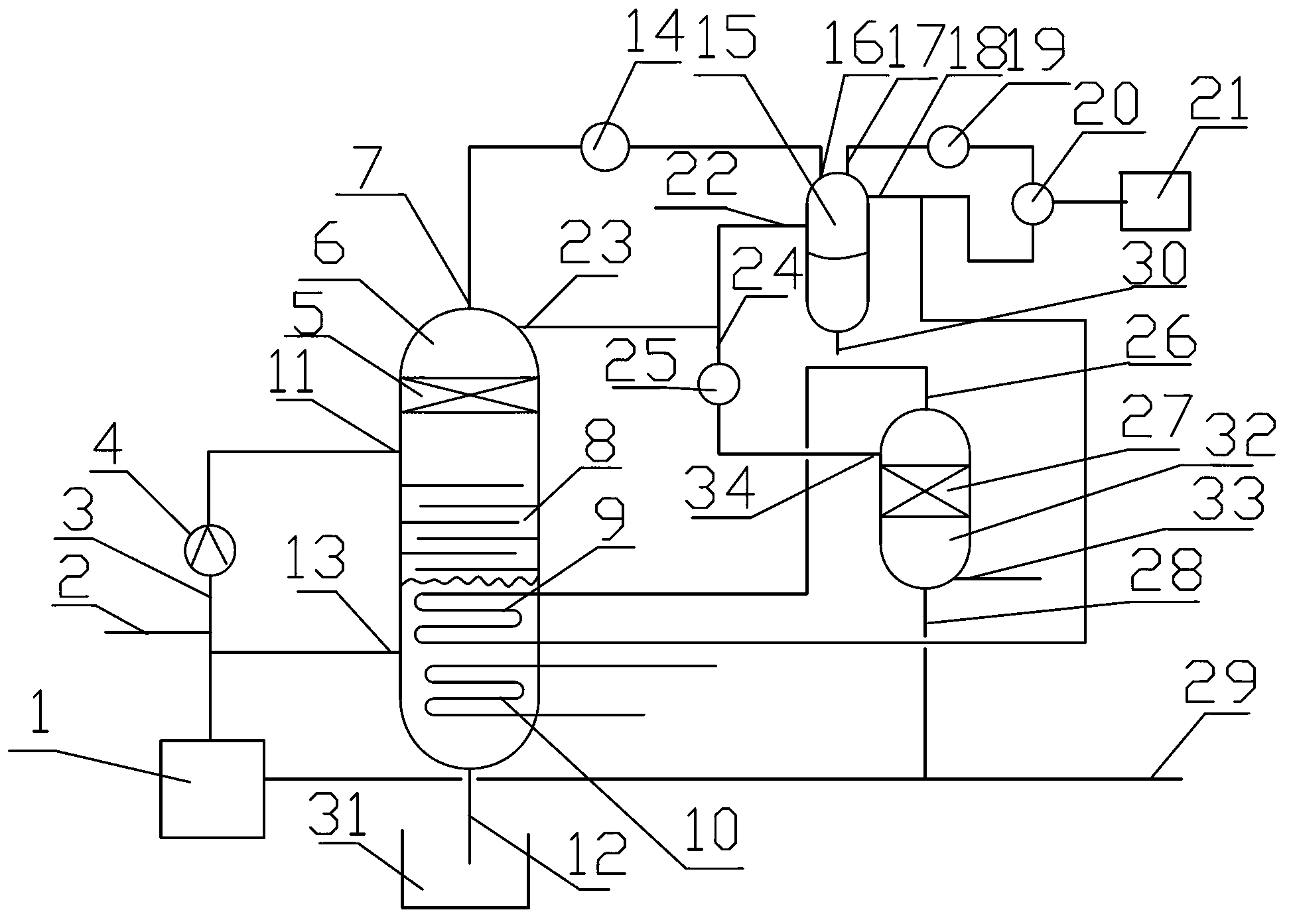 Method and system thereof for synthesizing epoxy chloropropane by dichloropropanol