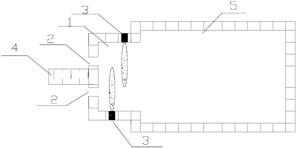 Glass substrate smelting furnace