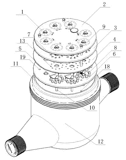 Optoelectronic data collection device of mechanical pointer counter and data processing method of optoelectronic data collection device of mechanical pointer counter