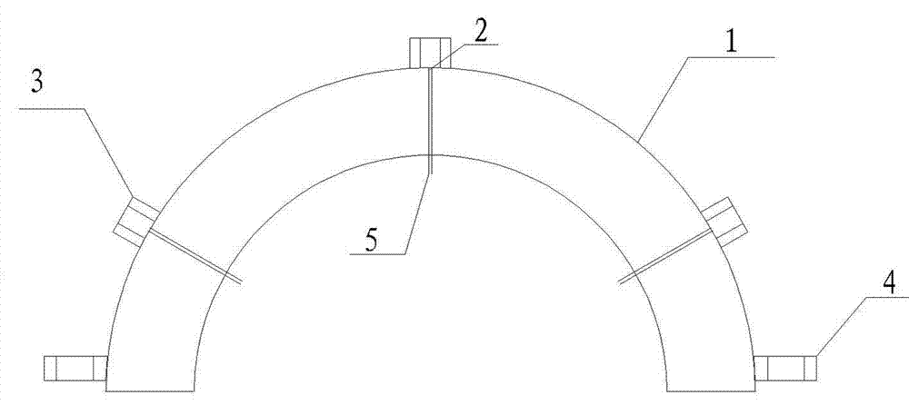 Flange leaking stoppage fixture