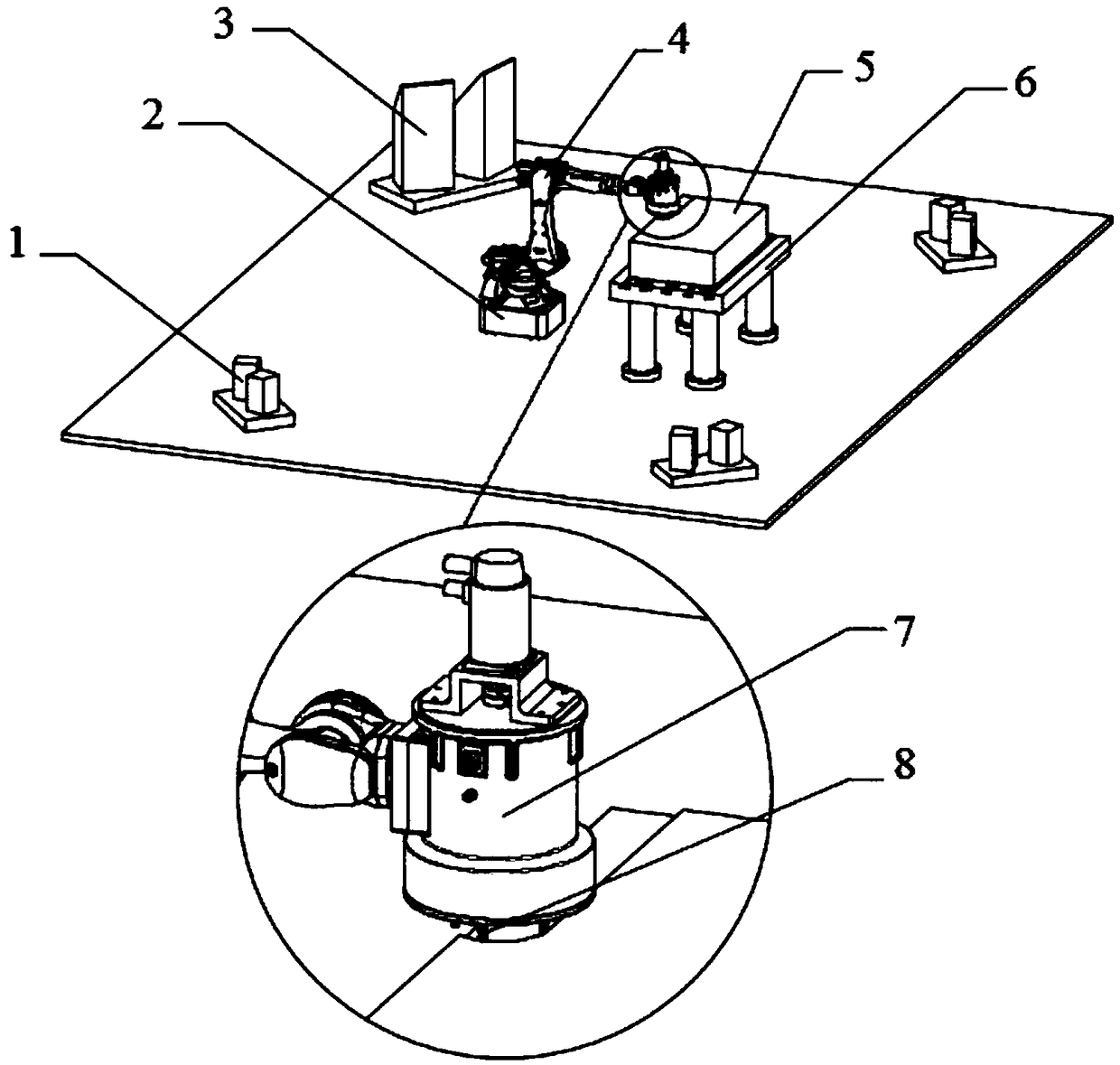 High-flexibility machining system and method based on milling-milling combined machining principle