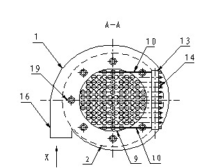 Cyclone electric-bag pulse filter cylinder separator