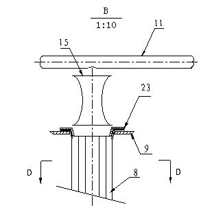 Cyclone electric-bag pulse filter cylinder separator