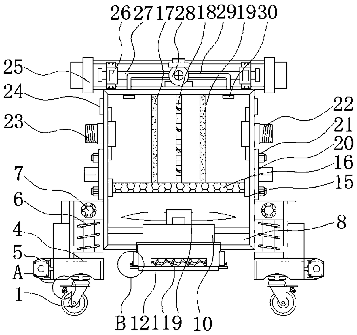 Exhaust gas purification device with catalysis function