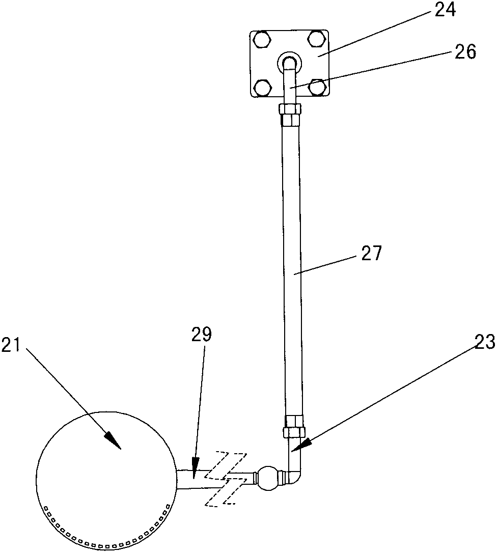 Three-axle trailer steering system