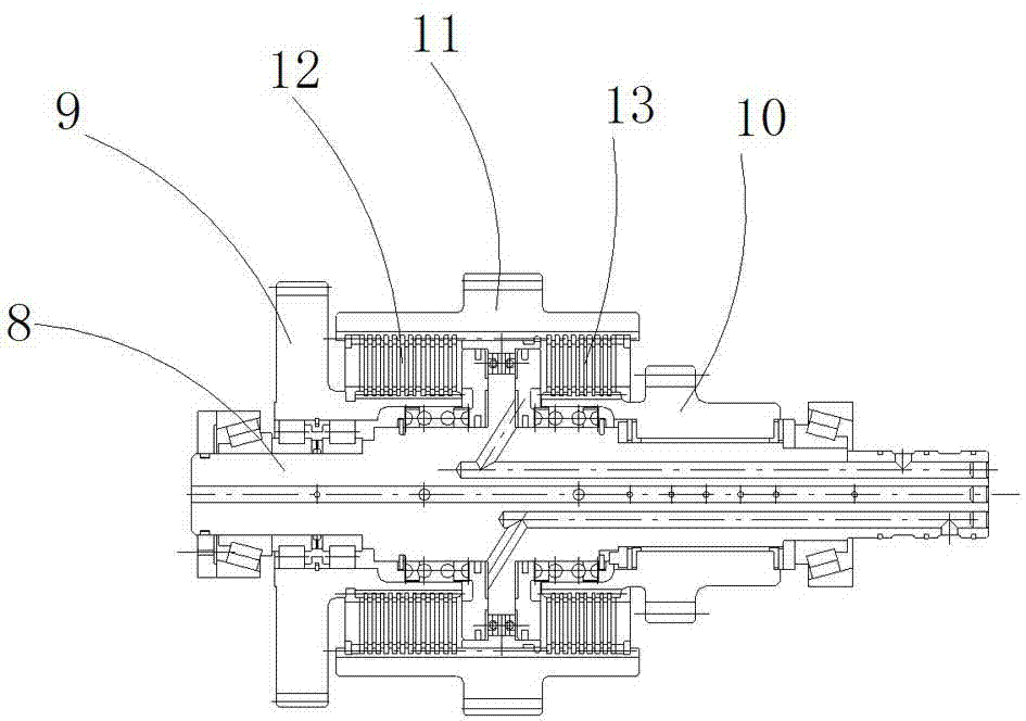 Multi-gear multivariant movable axis type semi-automatic control speed changing box