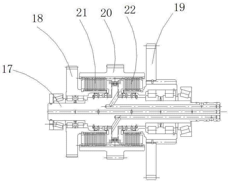 Multi-gear multivariant movable axis type semi-automatic control speed changing box