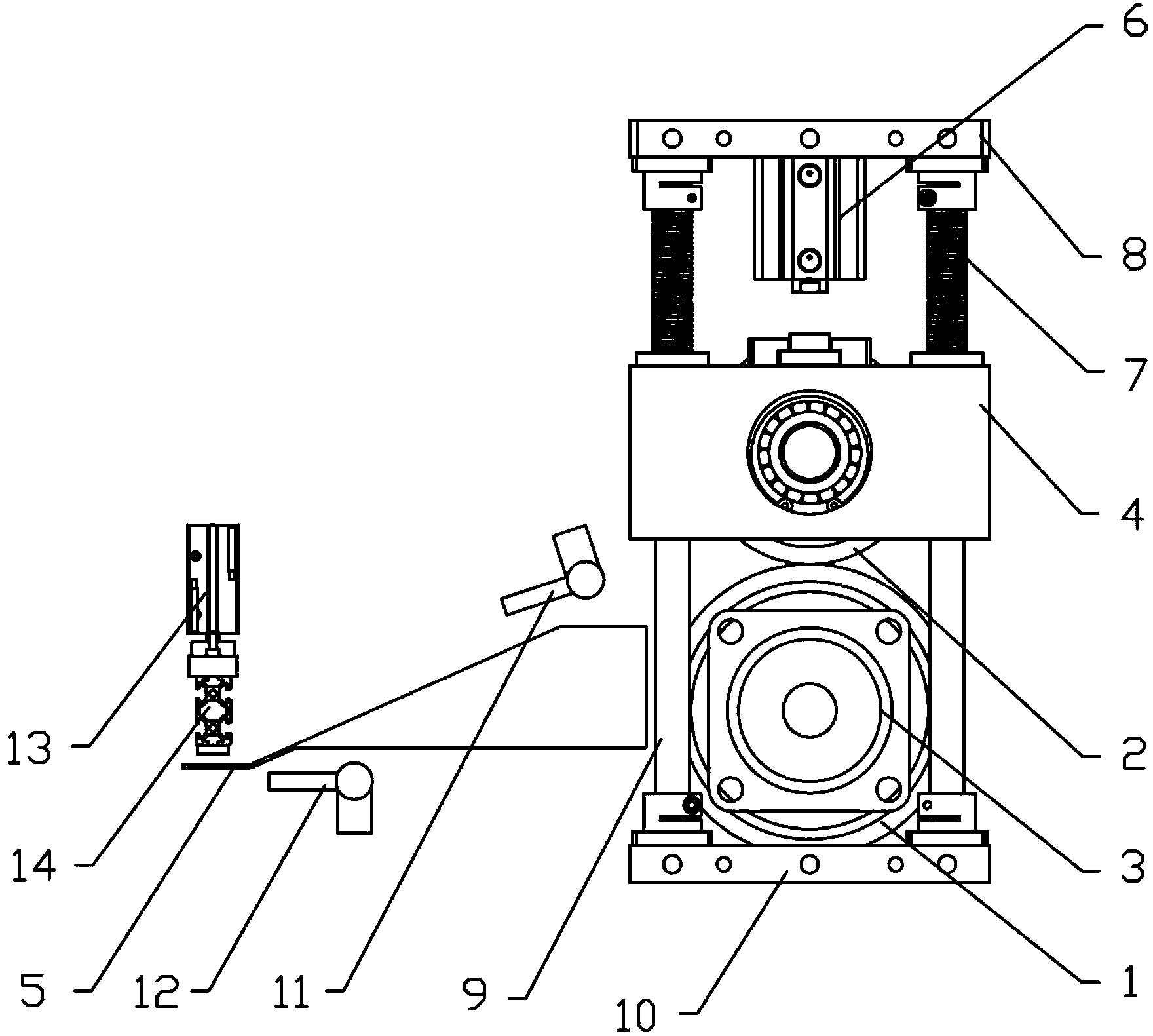 Packaging paper feeding mechanism