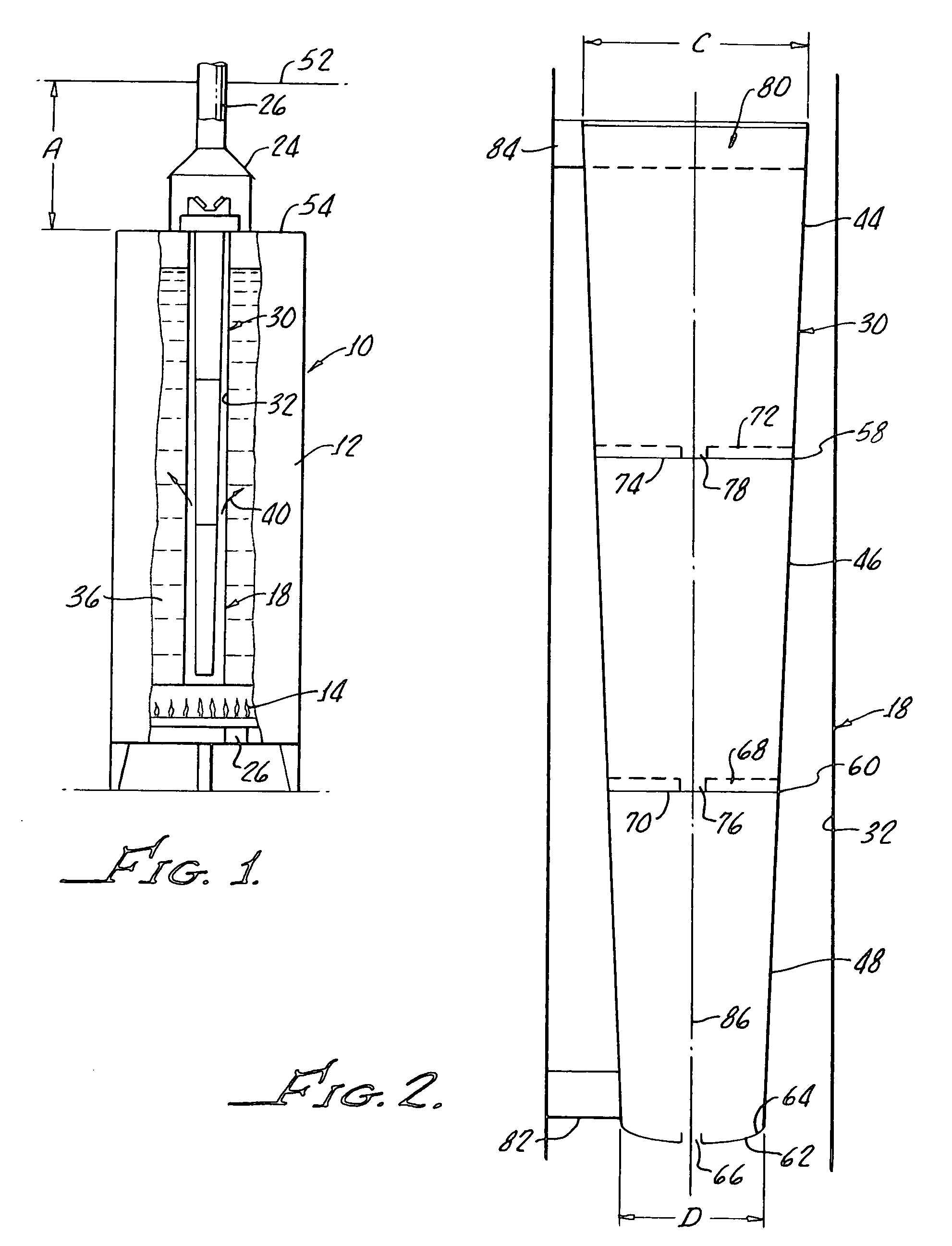 Gas water heater damper/baffle