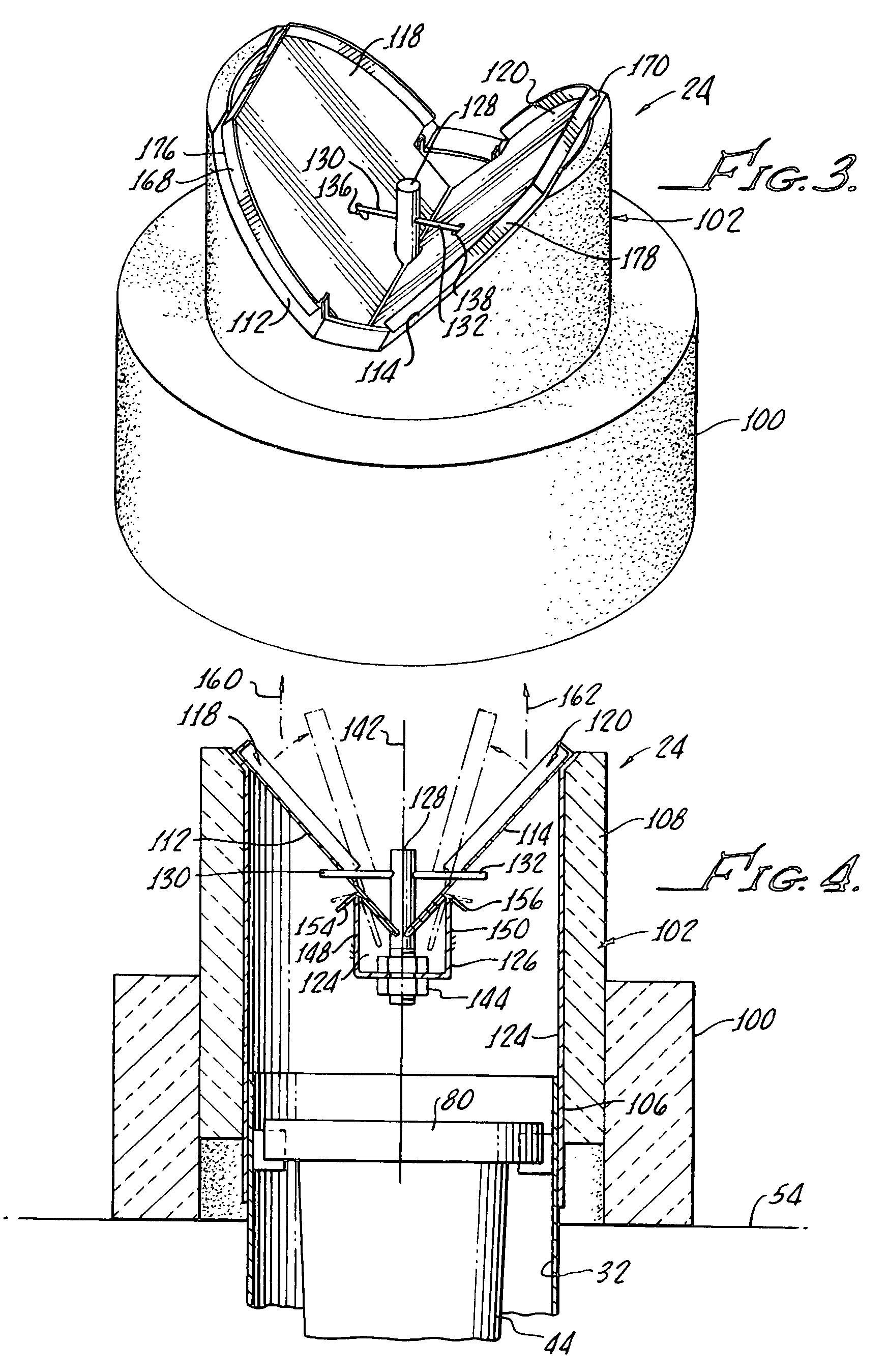 Gas water heater damper/baffle