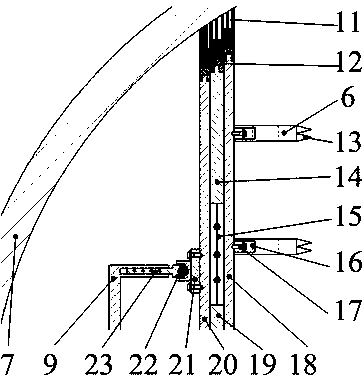 Tank-body-structure-variable D-type pulping equipment based on multi-class turbulence