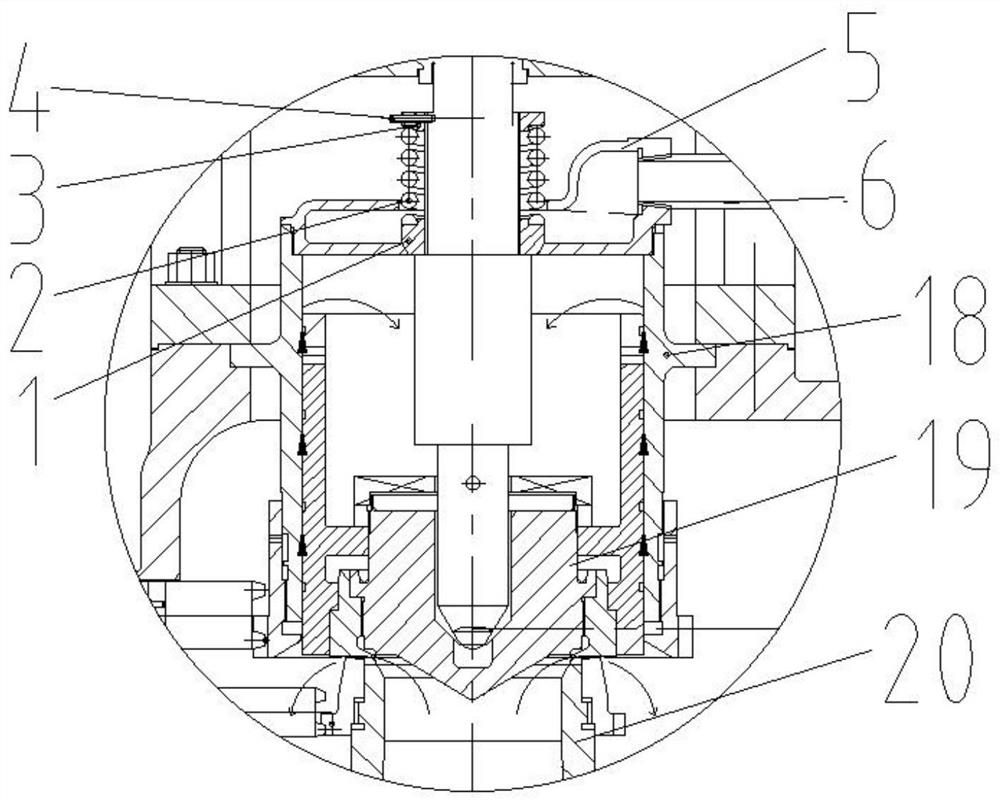 A spring-type safety valve with a new type of back pressure adjustment mechanism and its application method