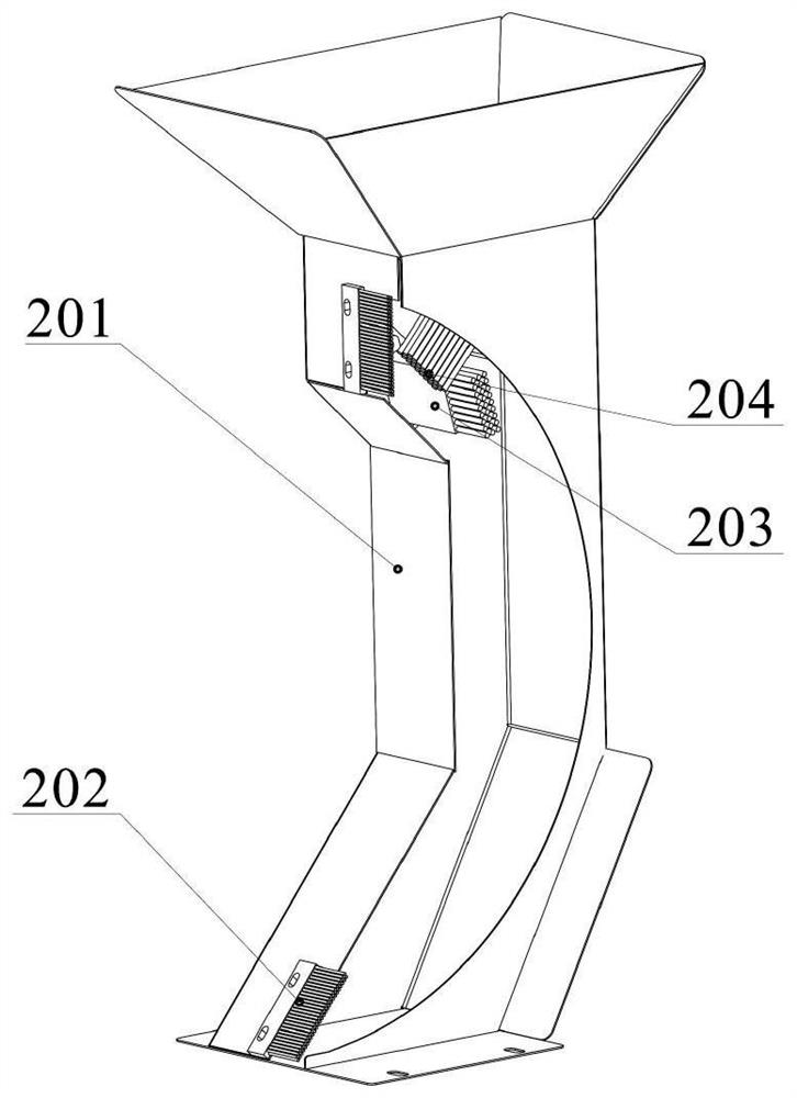 Spoon clamp type precision allium chinensis seed sowing device