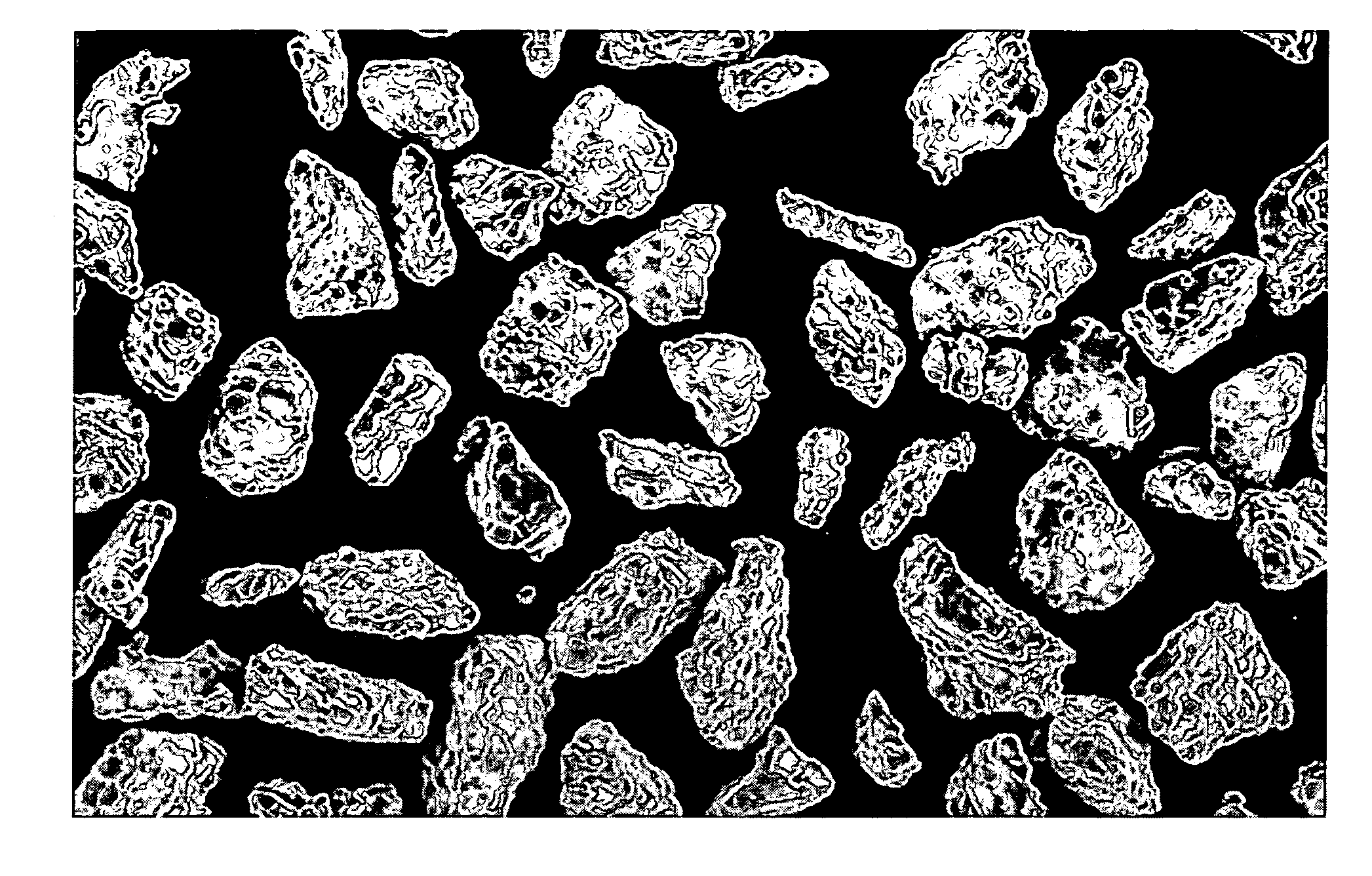 Irregular shaped ferrite carrier and electrophotographic developer using the ferrite carrier