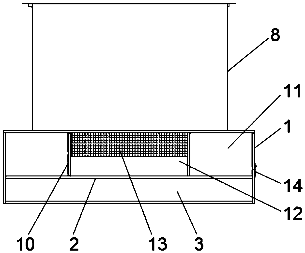 Rollable hidden laser television all-in-one machine