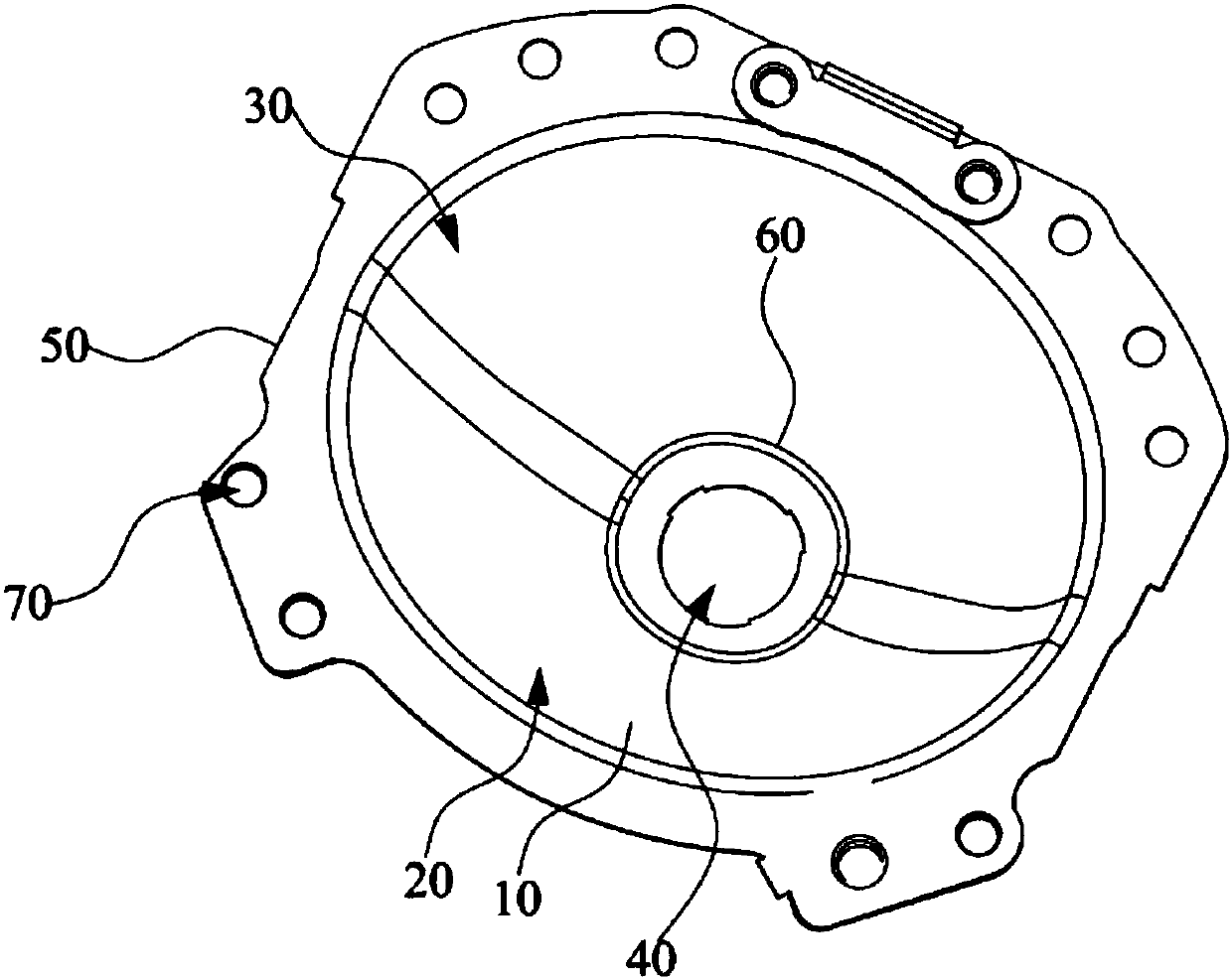 Lens headlamp reflecting bowl