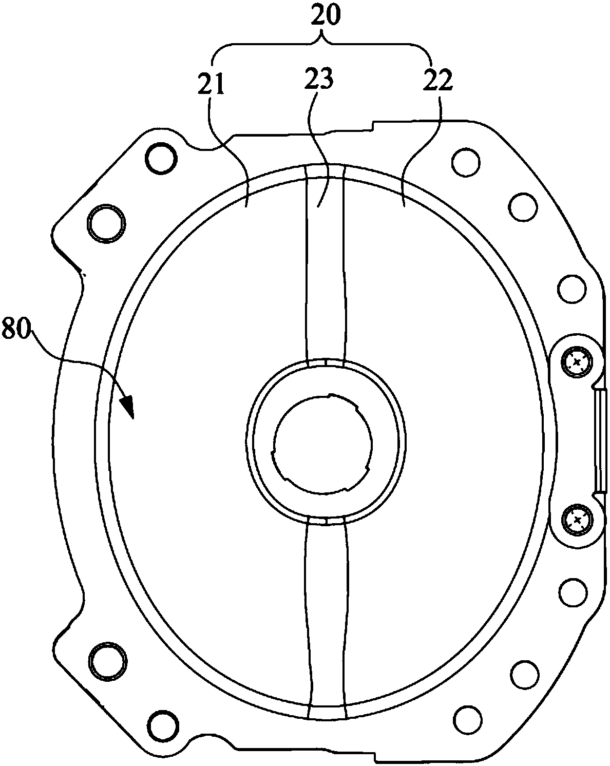 Lens headlamp reflecting bowl