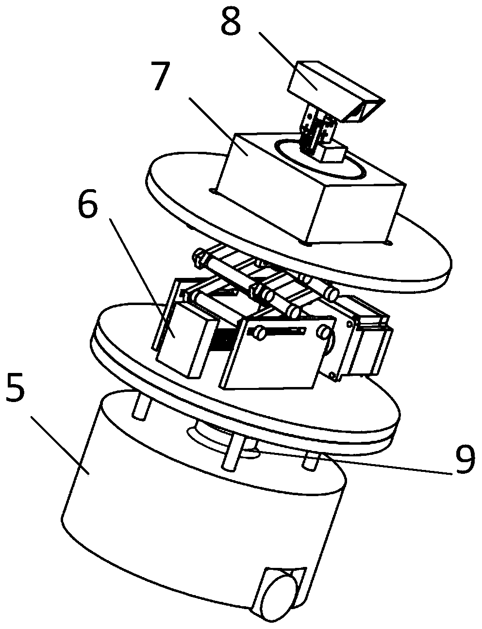 A kind of intelligent detection device for shelf shortage and detection method thereof