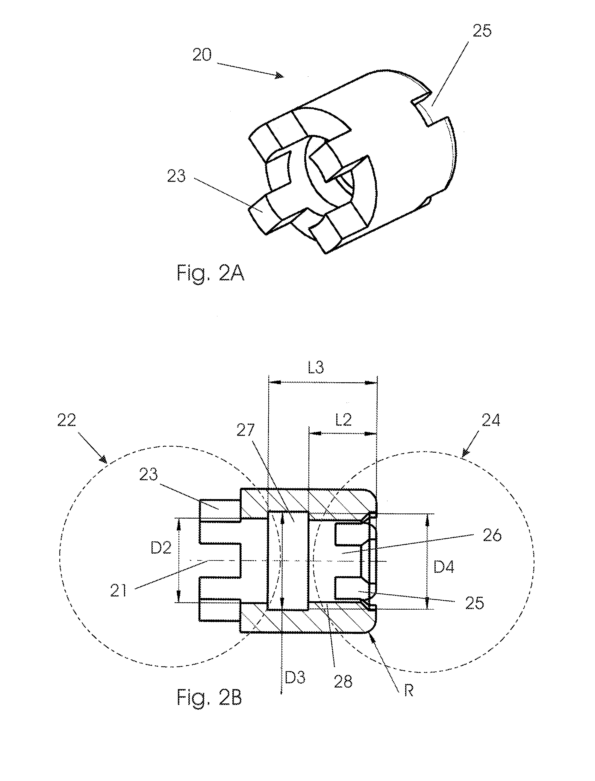 Modular lag screw