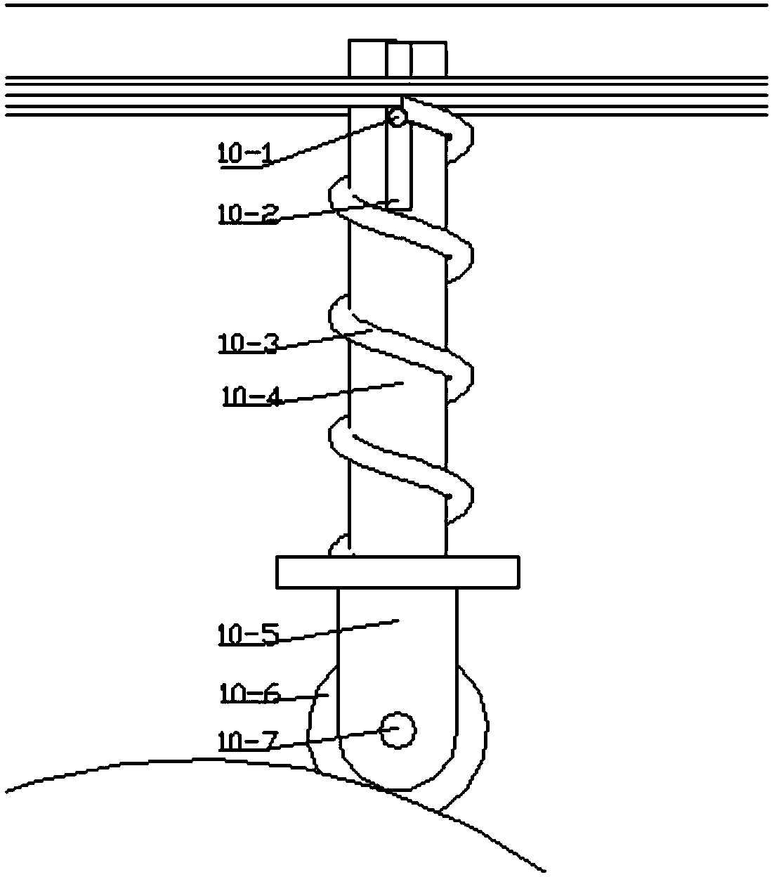 Segmented anti-blocking cleaning device with variable roll angle and control method thereof