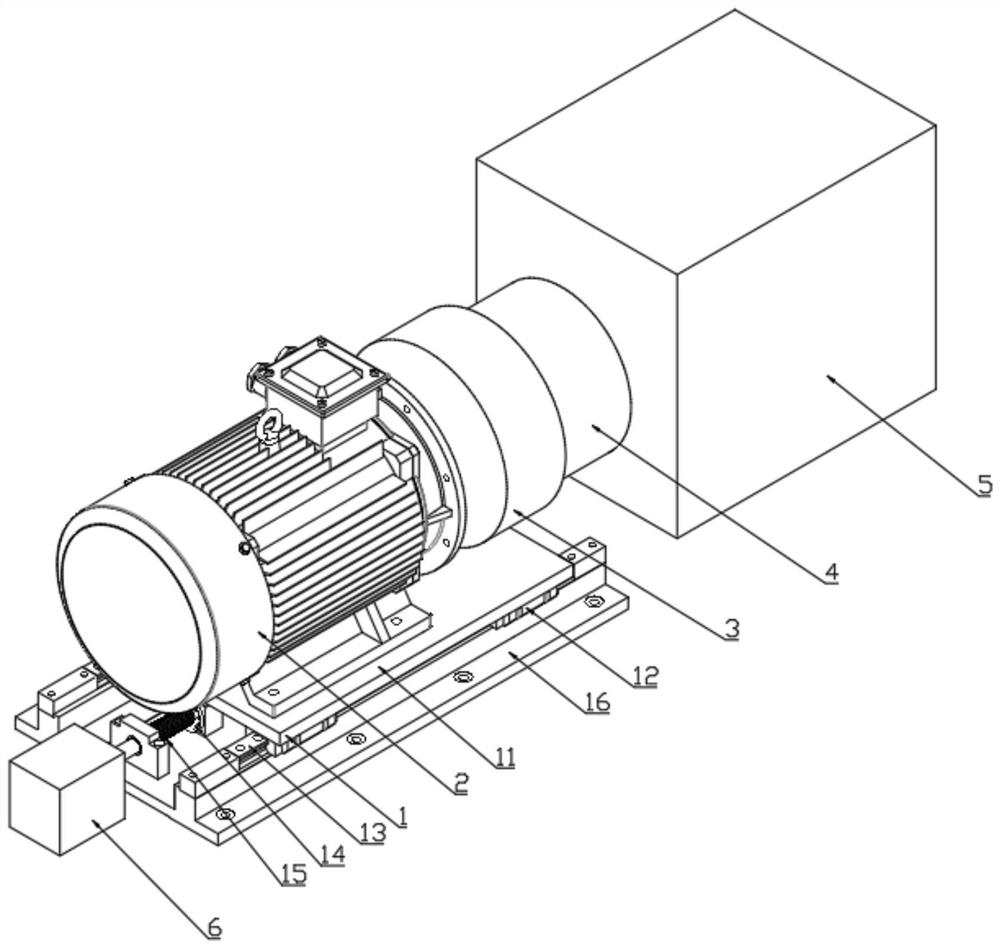 Bearingless permanent magnet speed regulation system