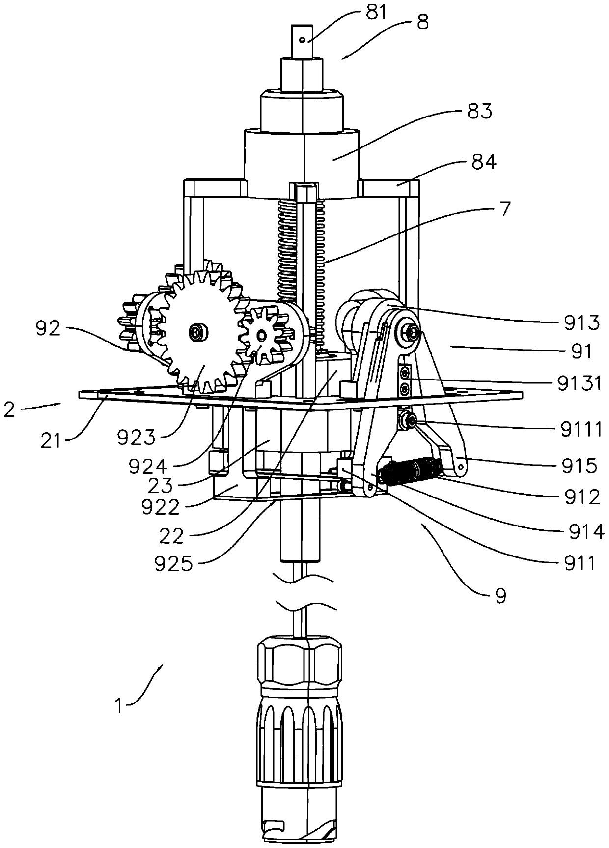 High-strength anti-pulling angle moving device, tethered unmanned aerial vehicle and tethered unmanned aerial vehicle system