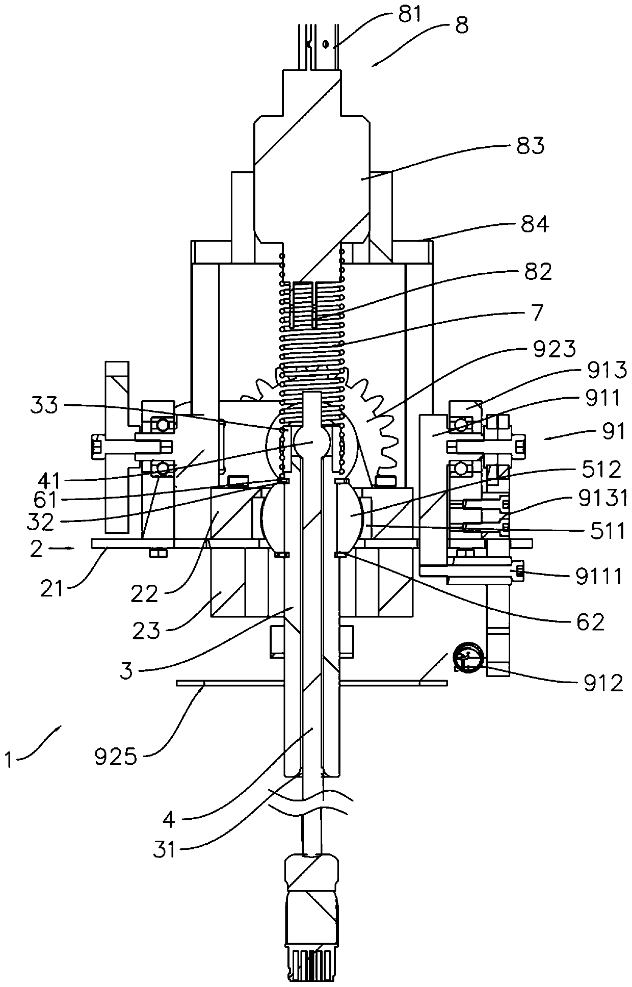 High-strength anti-pulling angle moving device, tethered unmanned aerial vehicle and tethered unmanned aerial vehicle system