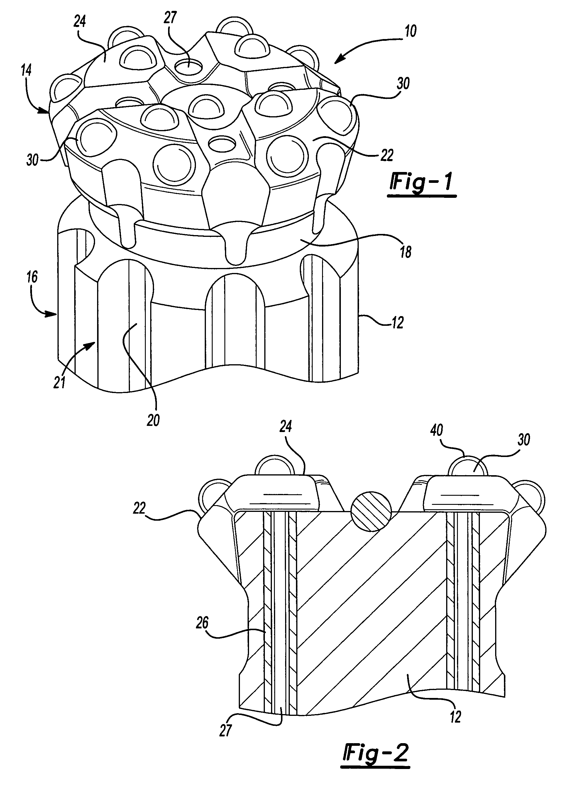 Method of producing downhole drill bits with integral carbide studs