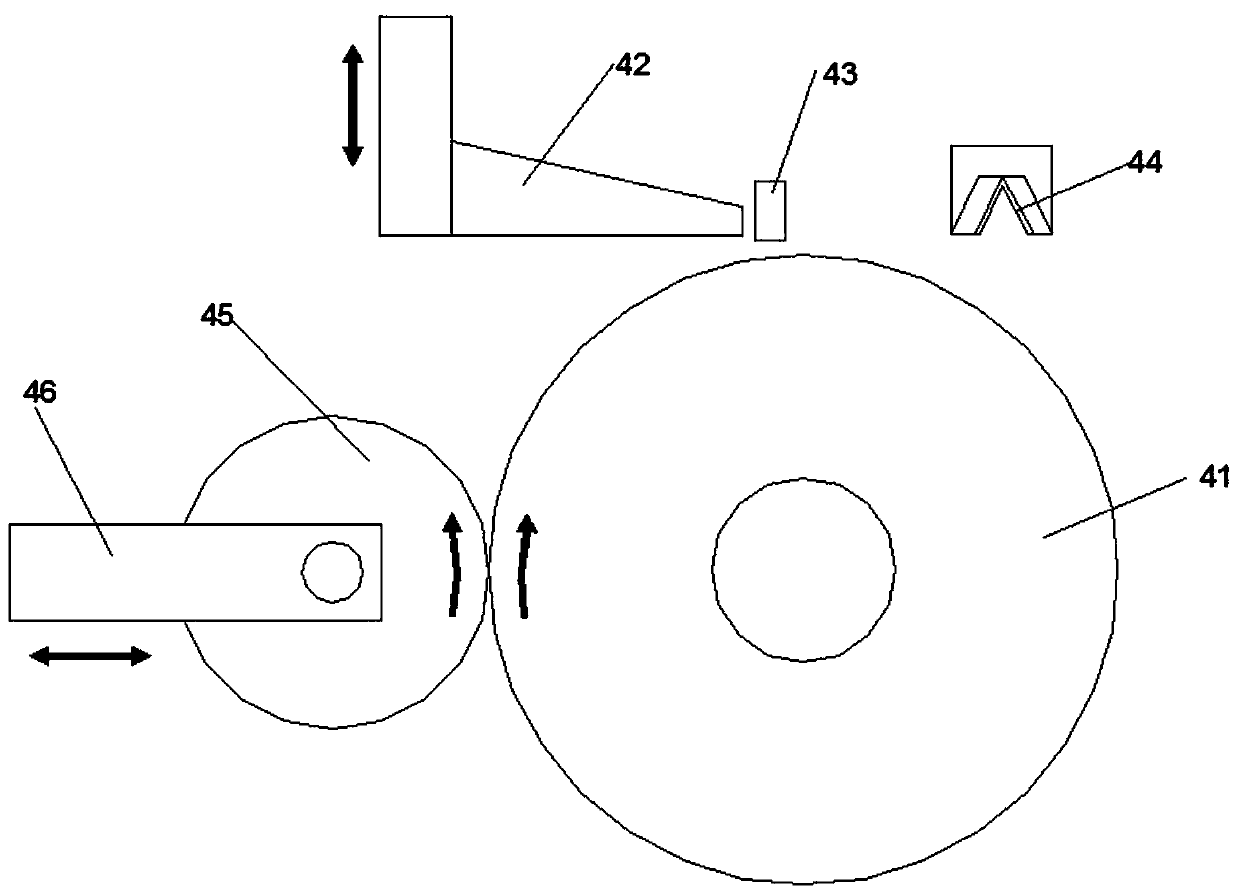 Box pasting glue avoiding device