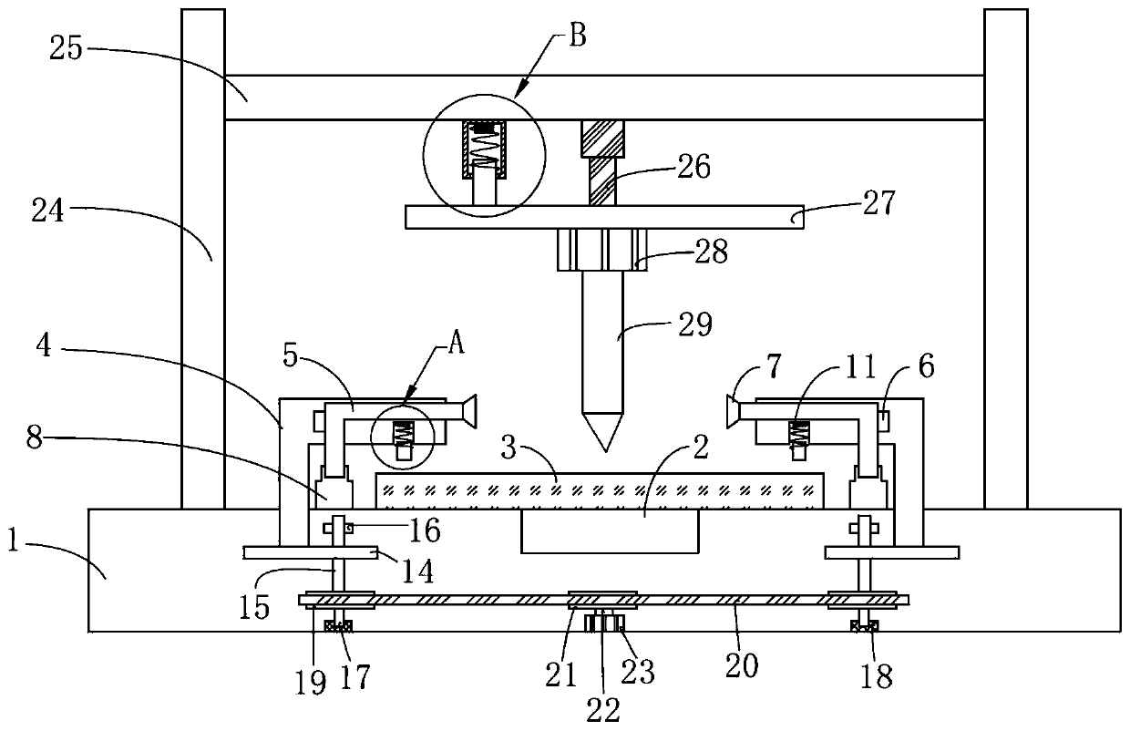 Gear positioning device and processing device thereof