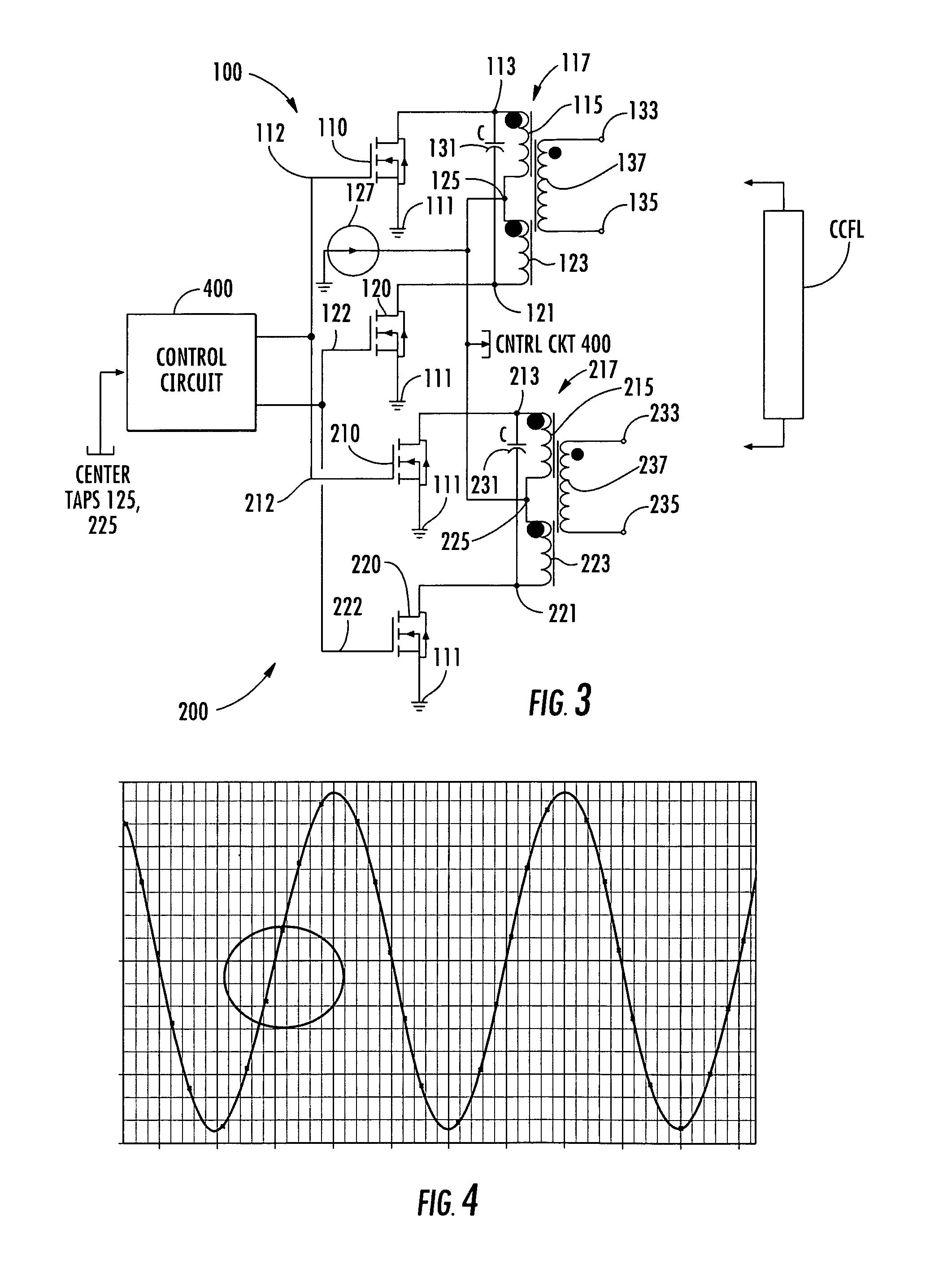 Architecture for achieving resonant circuit synchronization of multiple zero voltage switched push-pull DC-AC converters