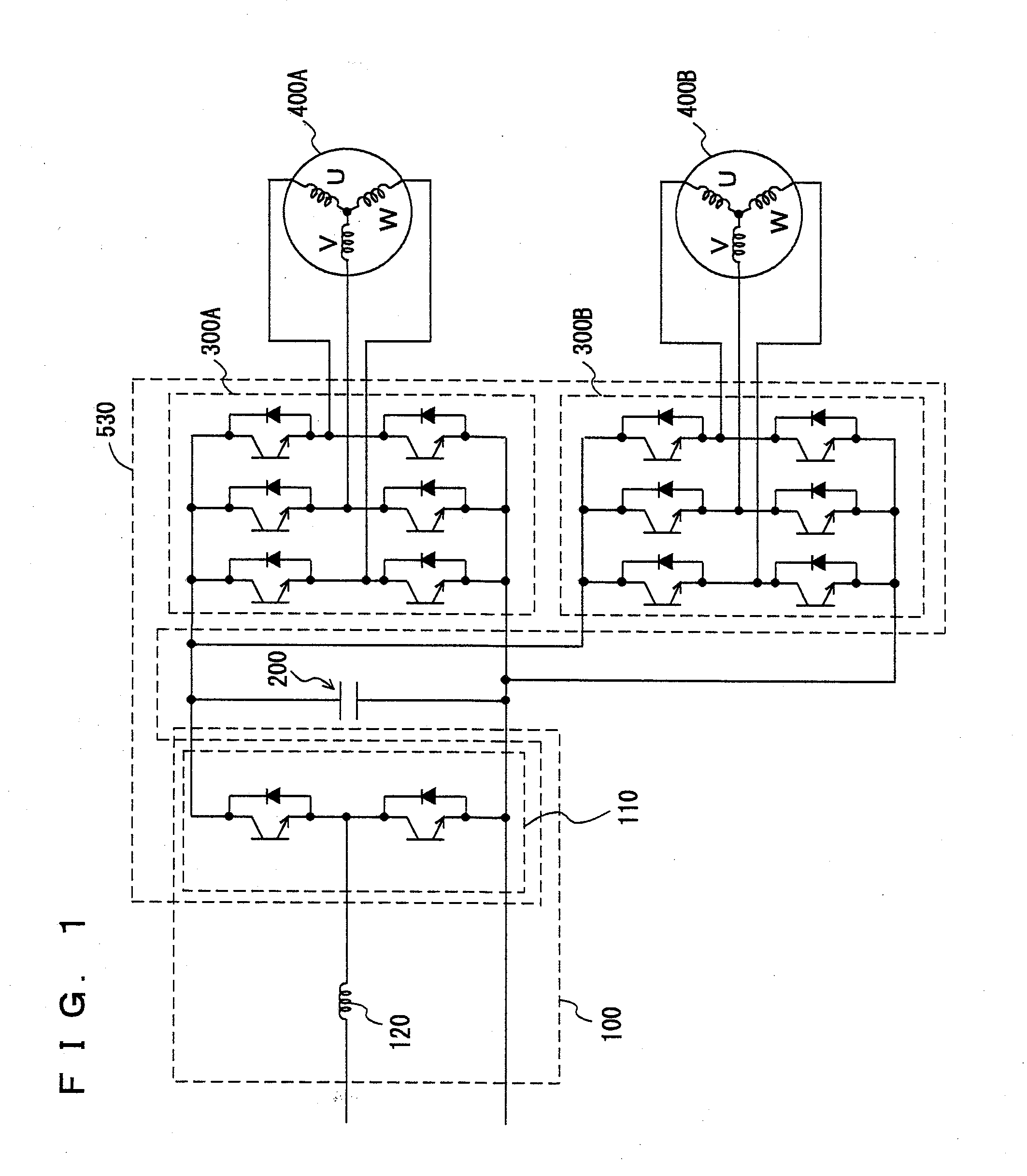 Electric unit having capacitor