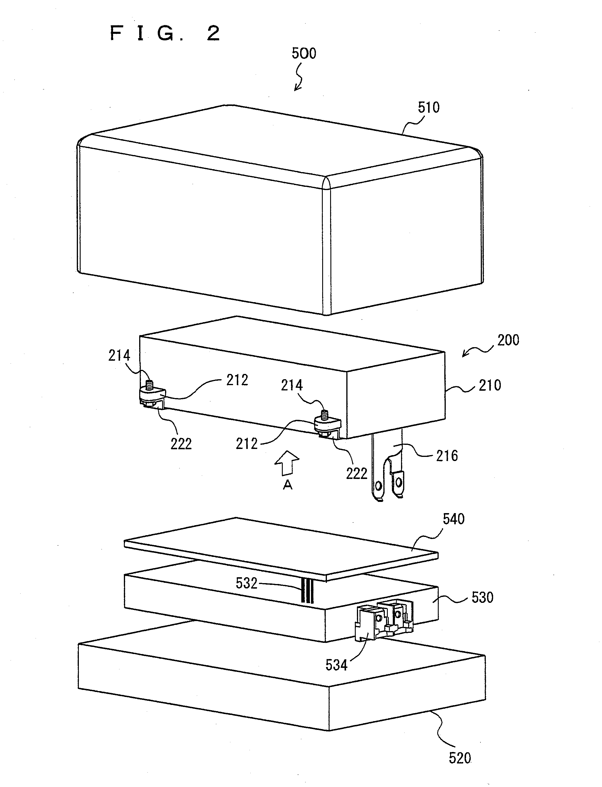 Electric unit having capacitor