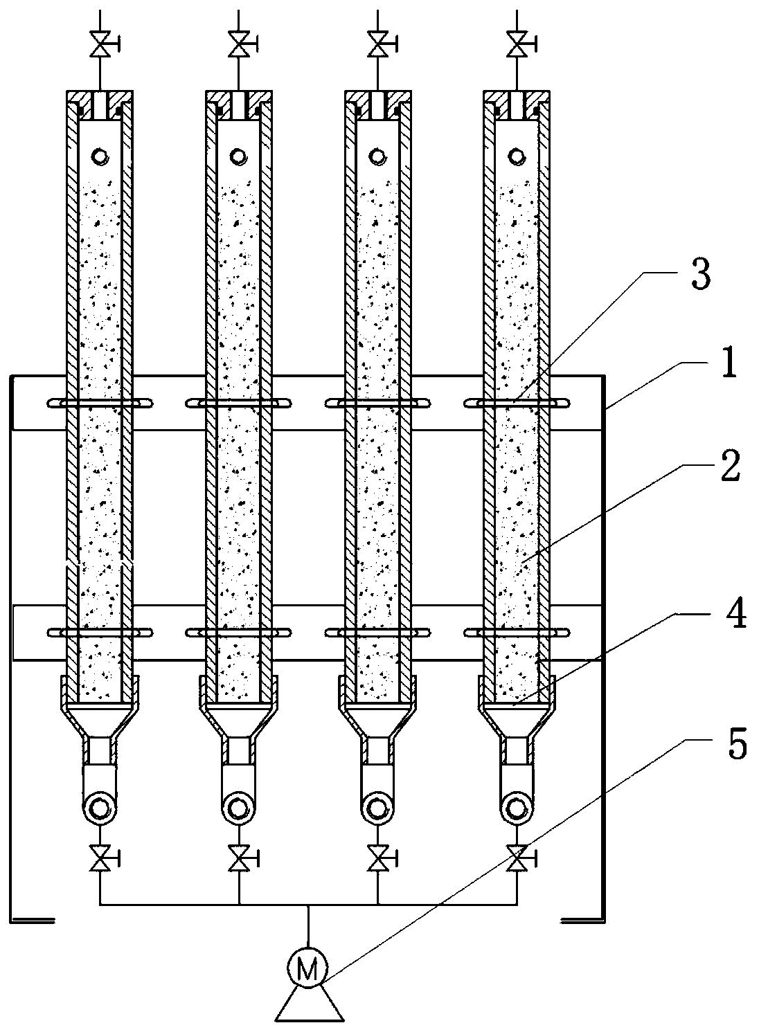 Denitrification pretreatment system and method for high-nitrate industrial wastewater and application thereof