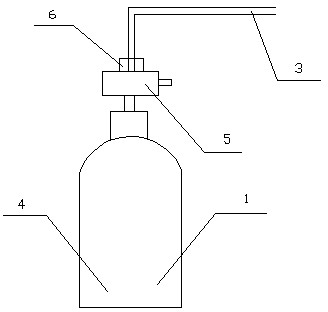 Local submerged gas fire-extinguishing device in electronic distribution transforming cabinet