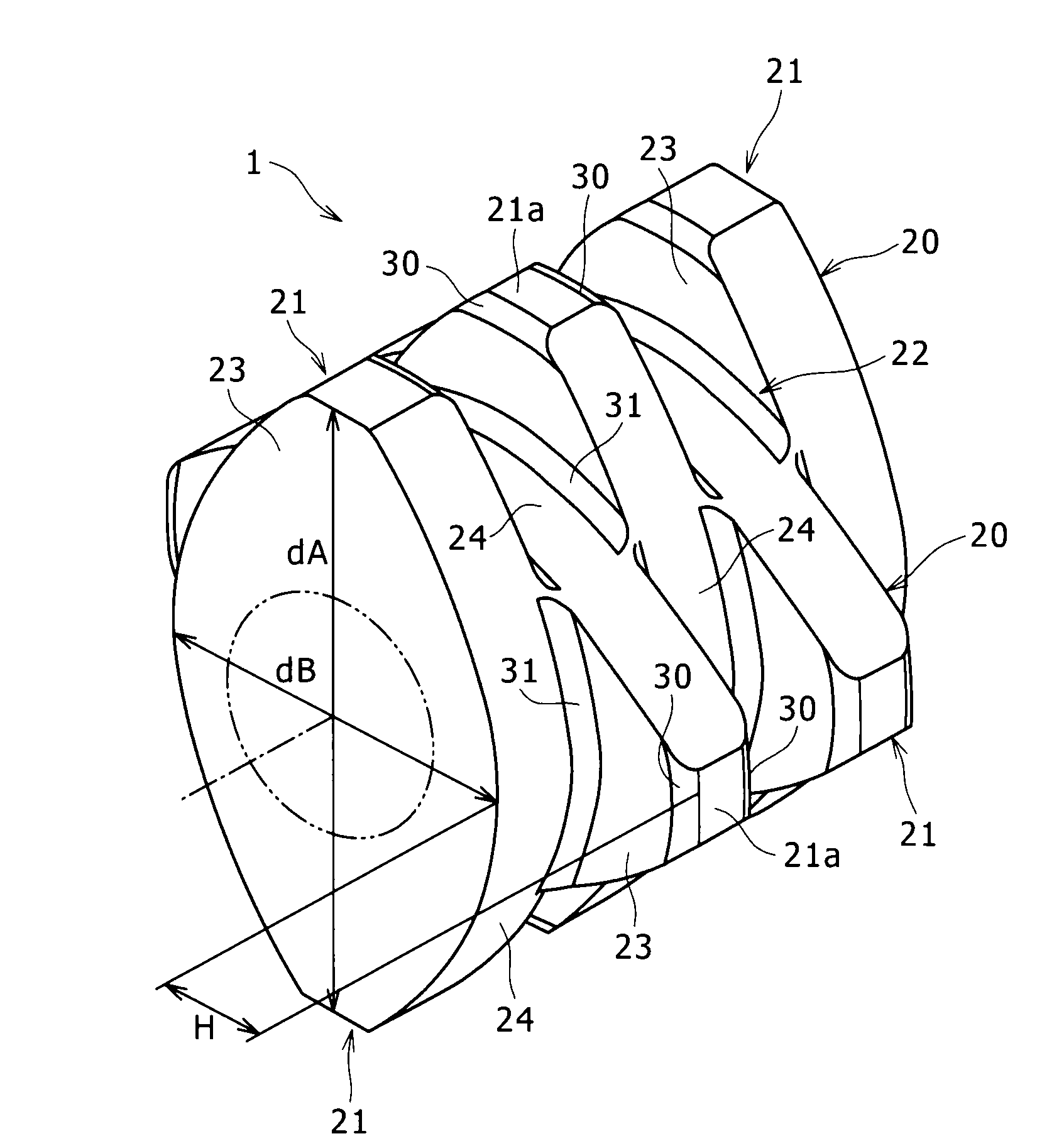 Kneading segment and kneading equipment