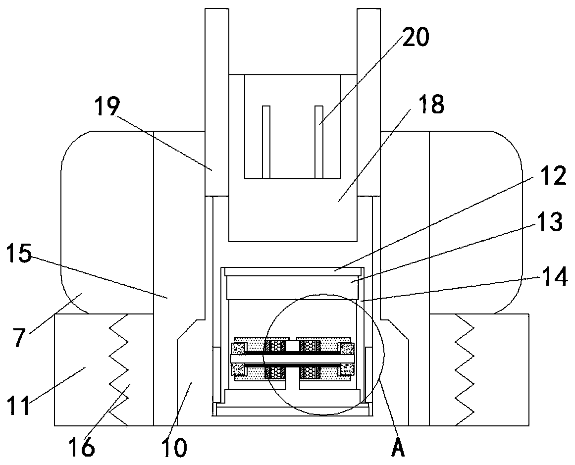 Stably-connected integrated transmitter capable of testing surface temperature