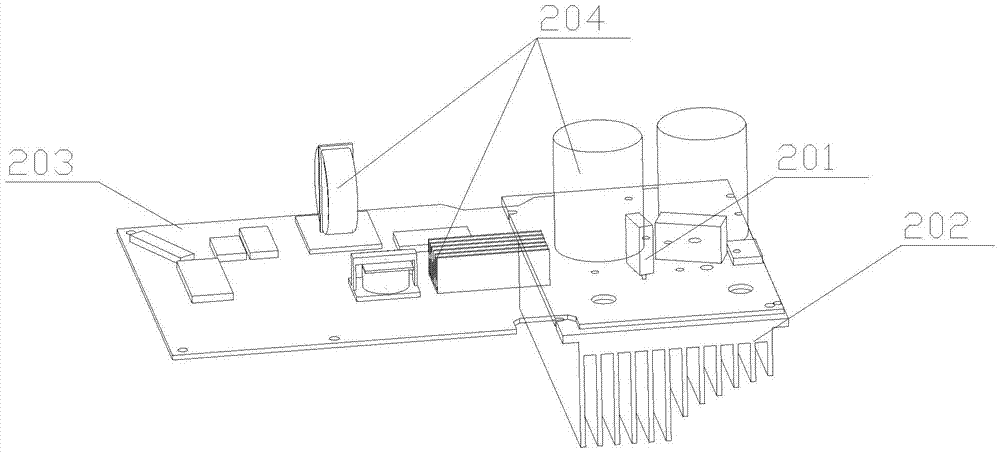 Horizontal resistors, inverted controllers and air conditioner outdoor units