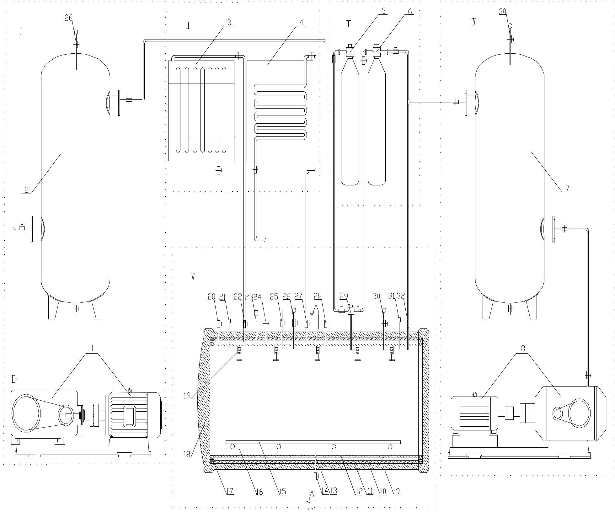 Vacuum pressurizing and dipping equipment for producing wood plastic composite