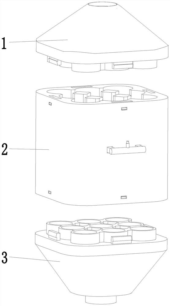 A RO reverse osmosis membrane filtration purification filter element fixing system