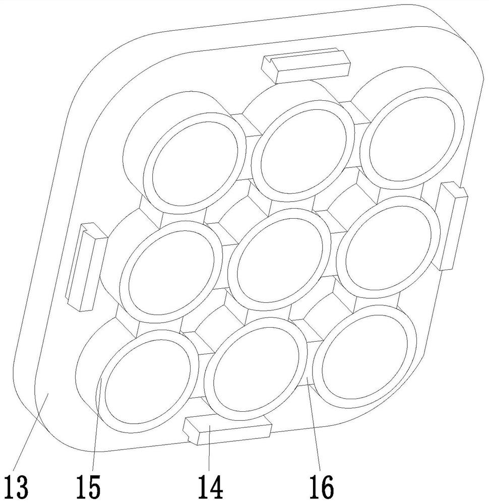 A RO reverse osmosis membrane filtration purification filter element fixing system